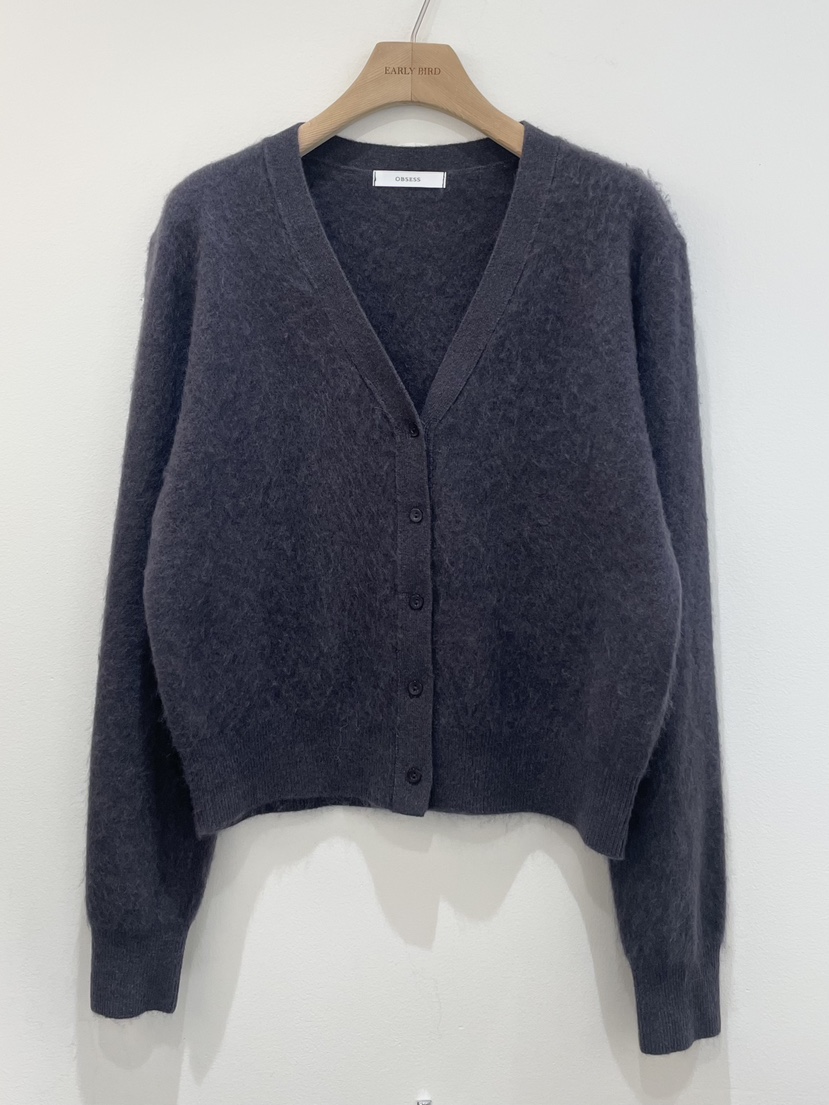 OBSESS韓國直郵㊣女裝新款25秋冬職業真品人氣時尚針織衫羊毛OBSESS/EARLY BIRD針織衫圖色2