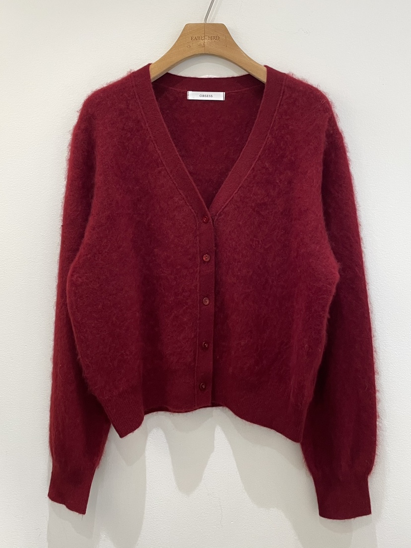 OBSESS韓國直郵㊣女裝新款25秋冬職業真品人氣時尚針織衫羊毛OBSESS/EARLY BIRD針織衫圖色3