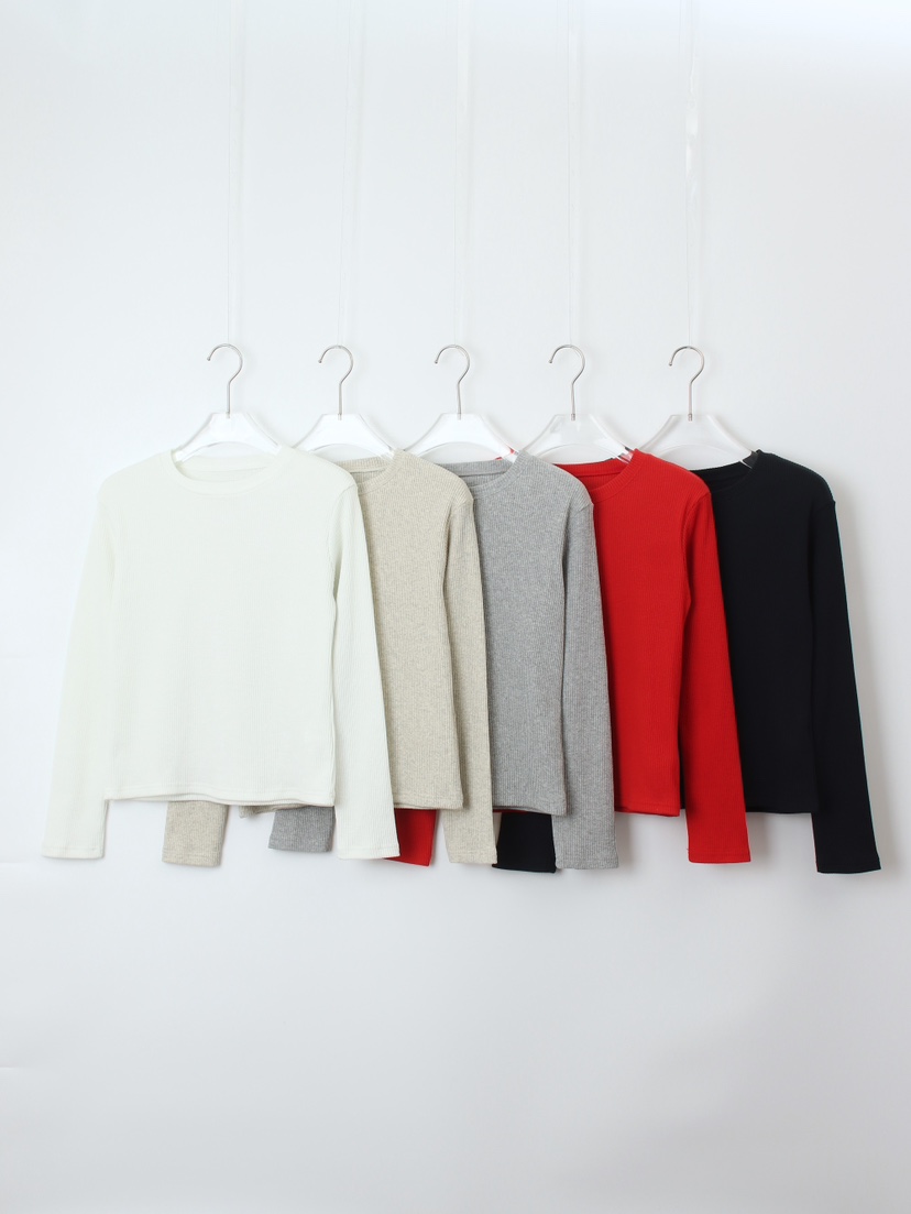 CCW東大門㊣實拍女裝新款熱賣推薦真品職業人氣25秋冬長袖T恤CCW--NYUNYU長袖T恤