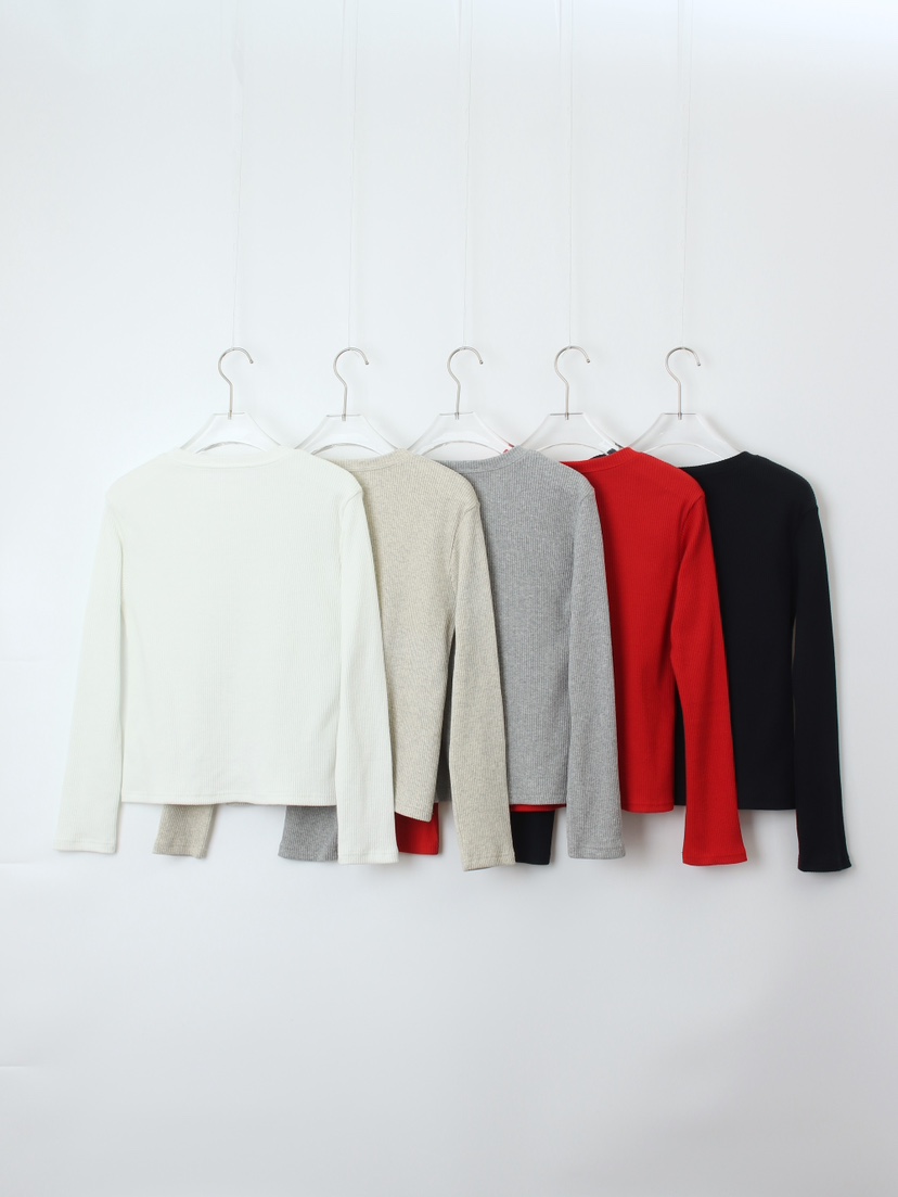 CCW東大門㊣實拍女裝新款熱賣推薦真品職業人氣25秋冬長袖T恤CCW--NYUNYU長袖T恤