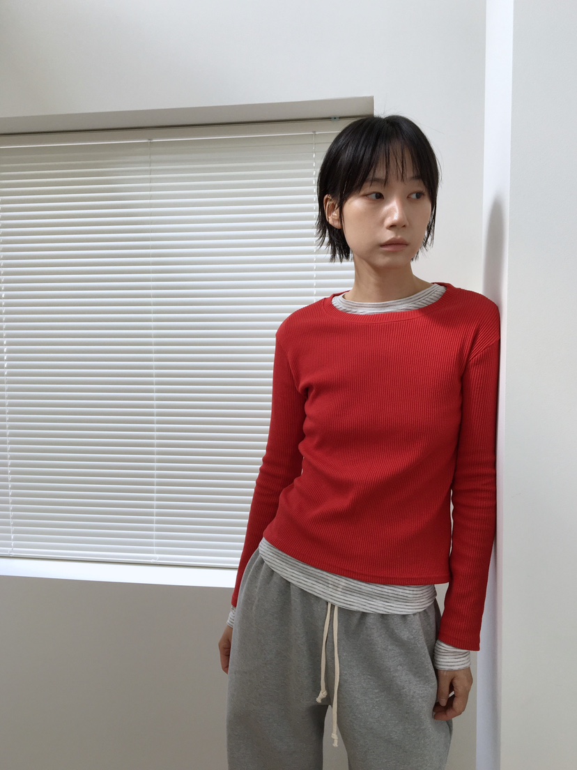 CCW東大門㊣實拍女裝新款熱賣推薦真品職業人氣25秋冬長袖T恤CCW--NYUNYU長袖T恤