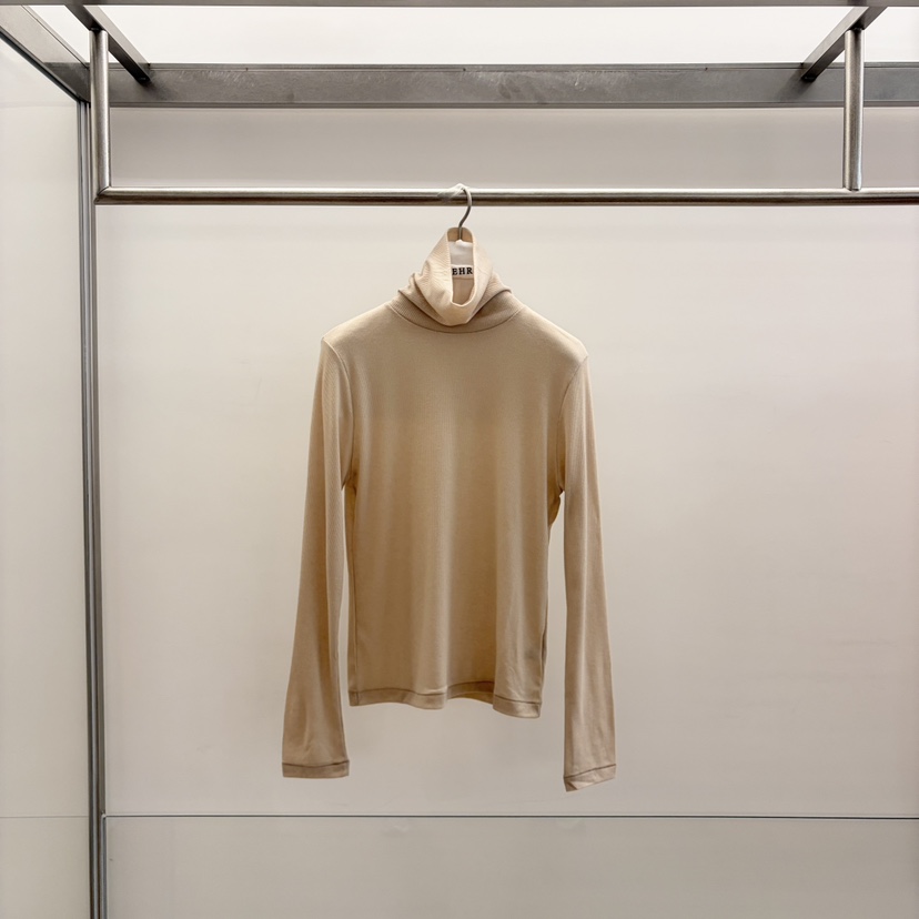 HEHR東大門㊣直郵女裝新款25秋冬推薦人氣熱賣休閑長袖T恤高領hehr-AUTOMNE長袖T恤圖色2