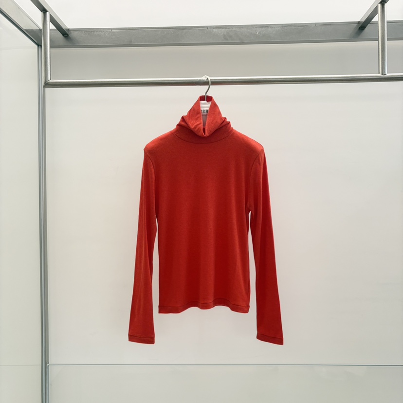 HEHR東大門㊣直郵女裝新款25秋冬推薦人氣熱賣休閑長袖T恤高領hehr-AUTOMNE長袖T恤圖色4