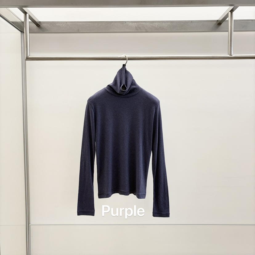 HEHR東大門㊣直郵女裝新款25秋冬推薦人氣熱賣休閑長袖T恤高領hehr-AUTOMNE長袖T恤圖色7