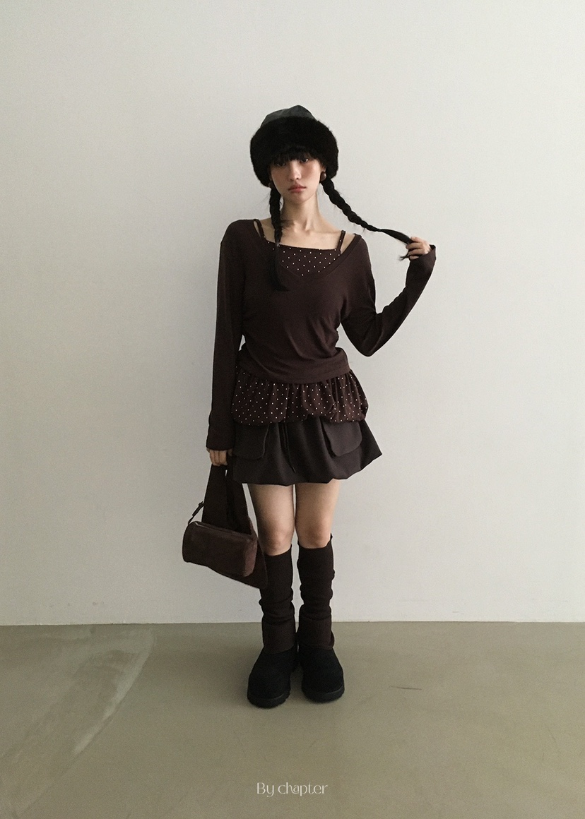 BY CHAPTER東大門㊣代購女士新品真品25秋冬套裝兩件套套裝BY Chapter套裝