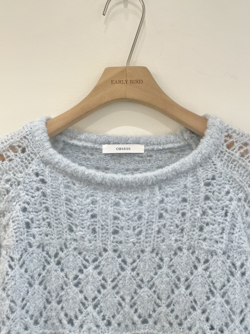 OBSESS東大門㊣直郵女裝新品推薦熱賣時尚職業25秋冬針織衫OBSESS/EARLY BIRD針織衫