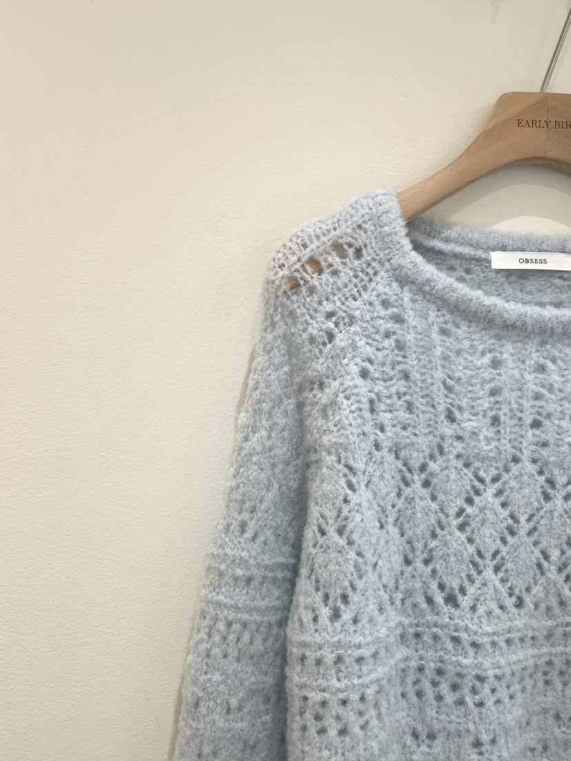 OBSESS東大門㊣直郵女裝新品推薦熱賣時尚職業25秋冬針織衫OBSESS/EARLY BIRD針織衫