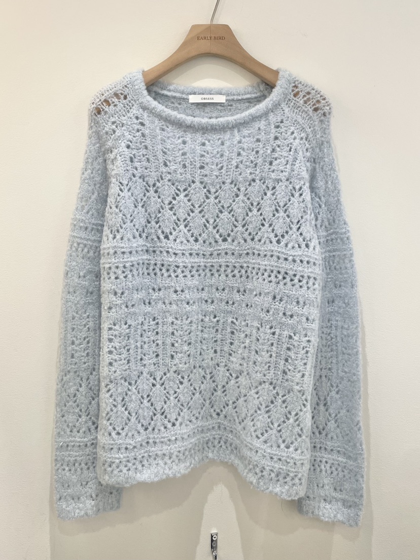 OBSESS東大門㊣直郵女裝新品推薦熱賣時尚職業25秋冬針織衫OBSESS/EARLY BIRD針織衫圖色3