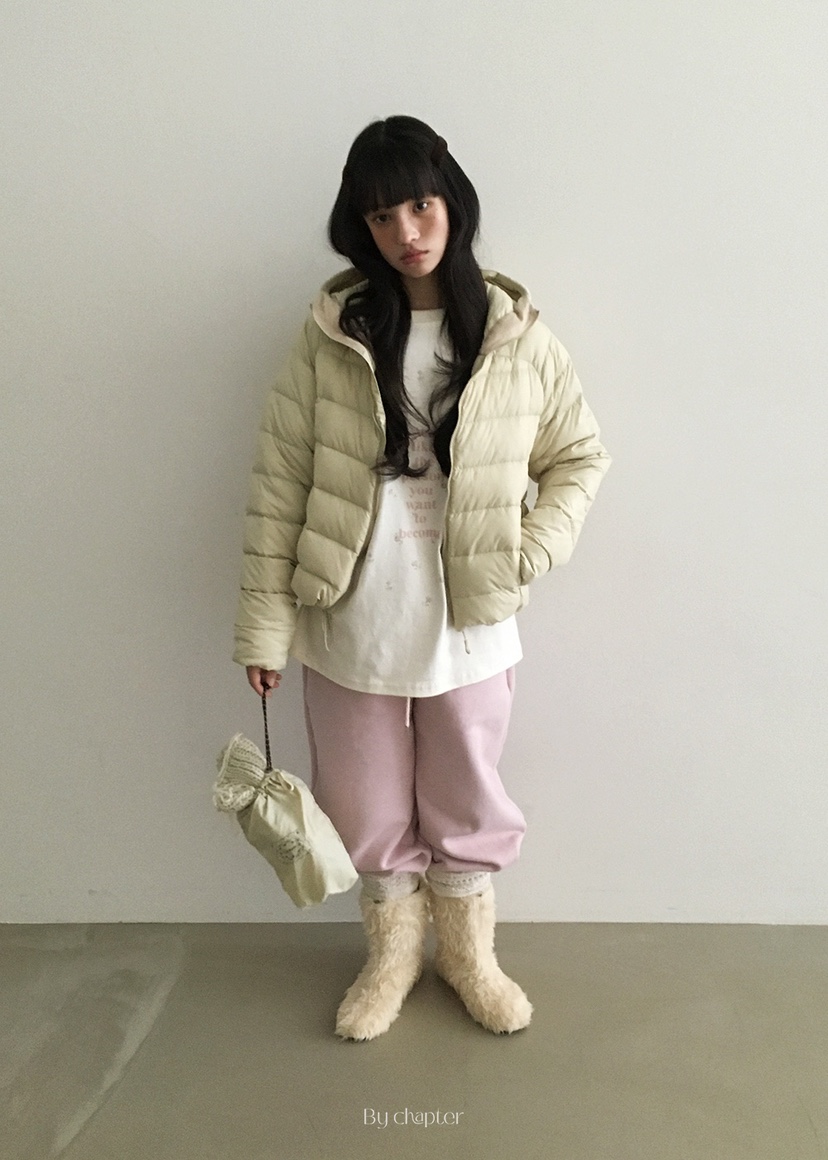 BY CHAPTER東大門㊣代購女士新款人氣熱賣短款羽絨服含包填充BY Chapter短款羽絨服