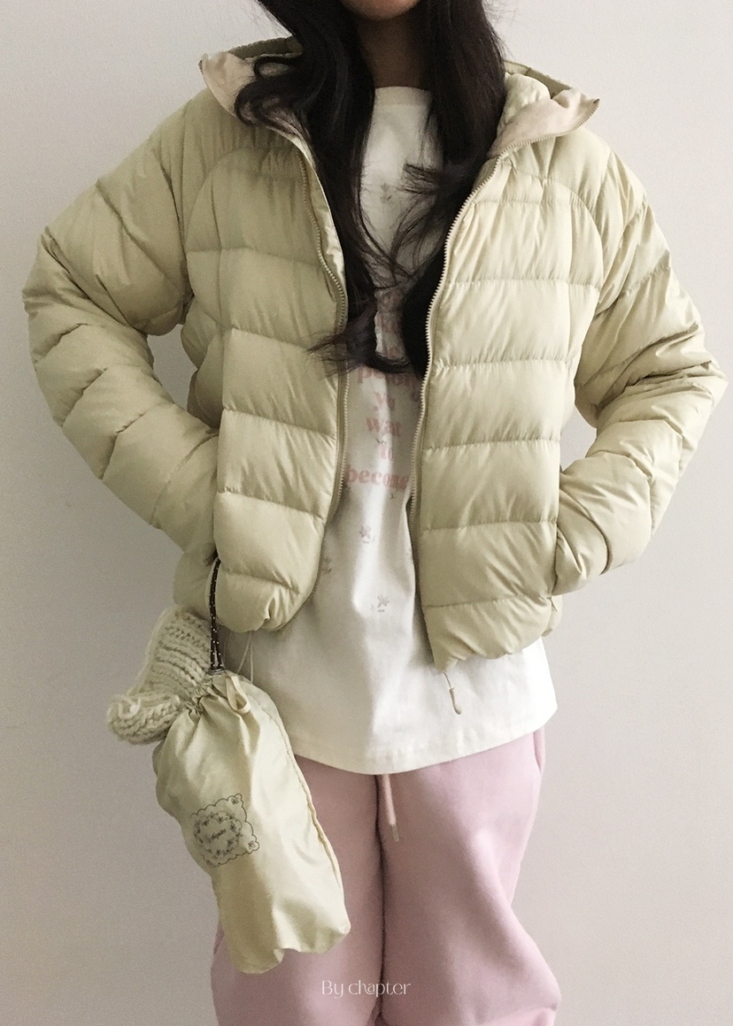 BY CHAPTER東大門㊣代購女士新款人氣熱賣短款羽絨服含包填充BY Chapter短款羽絨服圖色3