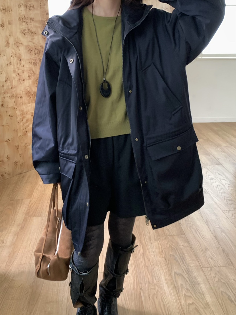 PEBBLE東大門㊣代購女裝新款真品休閑熱賣人氣時尚25秋冬夾克PEBBLE/LAYER夾克