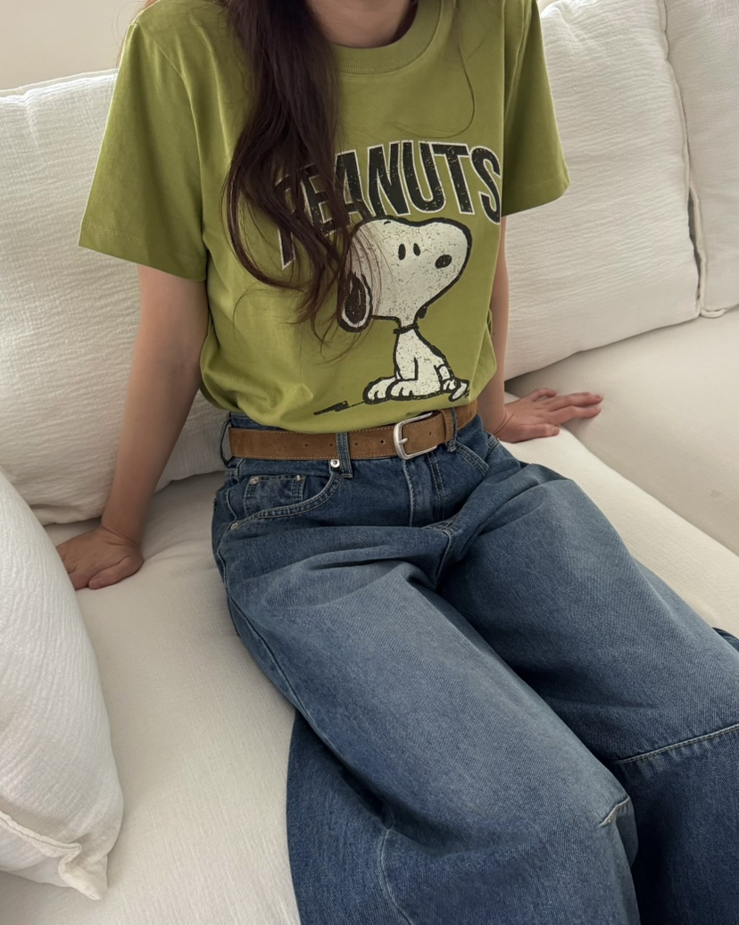 PEBBLE東大門㊣代購女裝新款推薦25秋冬時尚真品熱賣休閑T恤PEBBLE/LAYERT恤