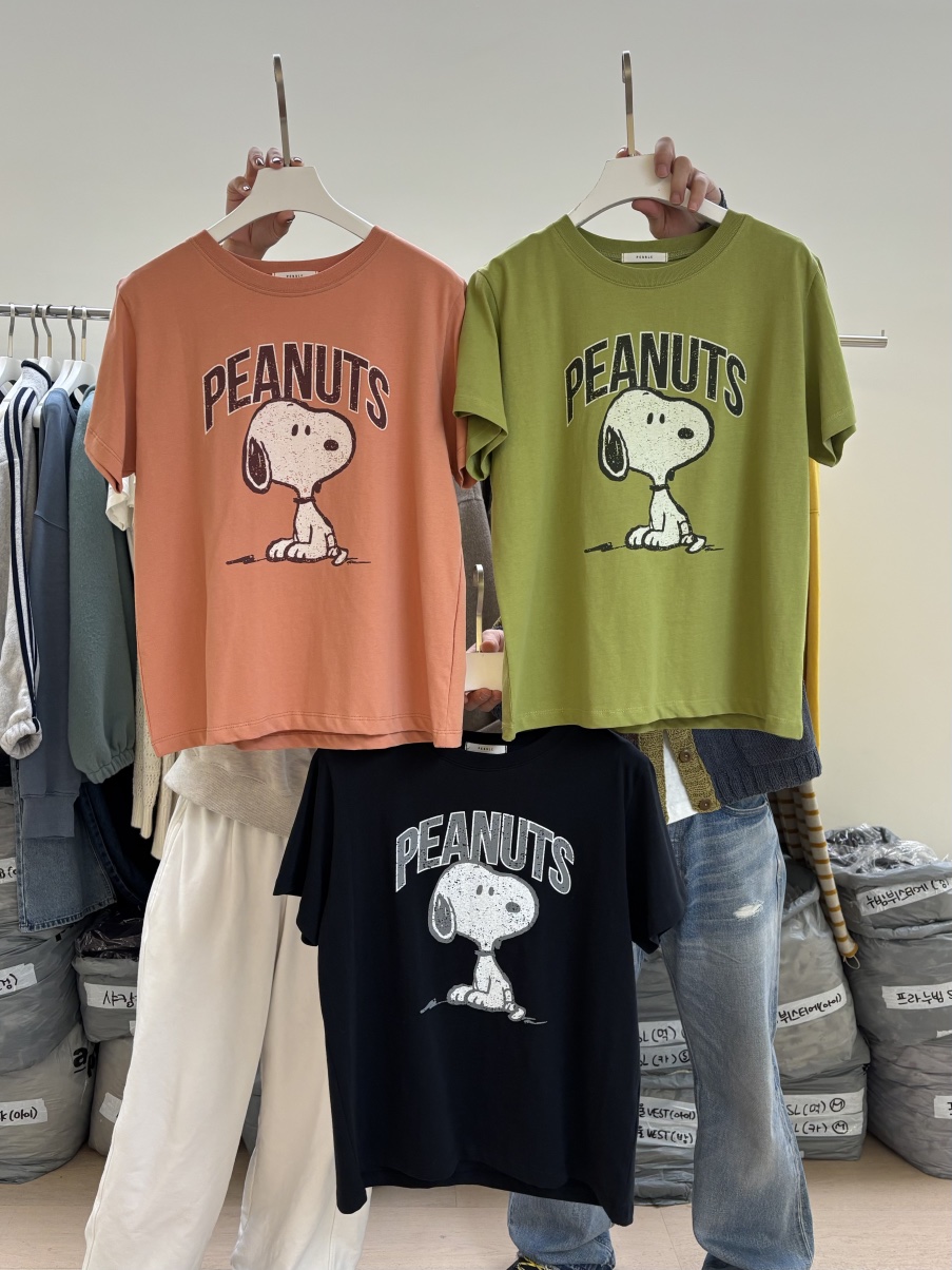 PEBBLE東大門㊣代購女裝新款推薦25秋冬時尚真品熱賣休閑T恤PEBBLE/LAYERT恤