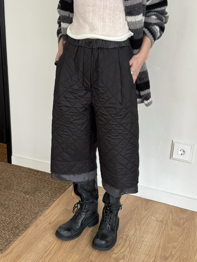 PEBBLE東大門㊣實拍女裝新款推薦熱賣職業人氣真品短褲絎縫PEBBLE/LAYER短褲