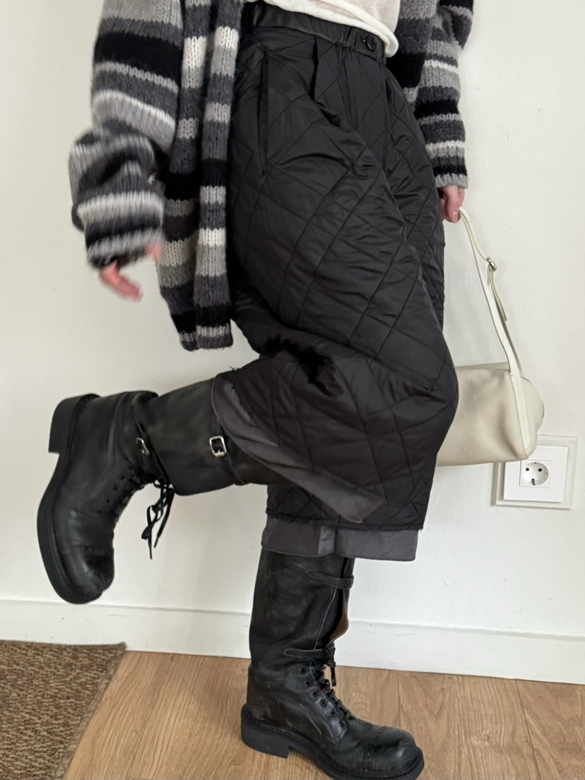 PEBBLE東大門㊣實拍女裝新款推薦熱賣職業人氣真品短褲絎縫PEBBLE/LAYER短褲