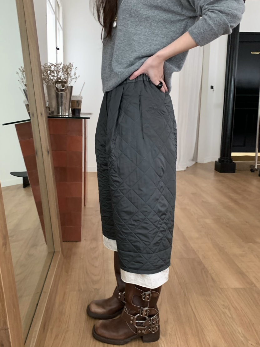 PEBBLE東大門㊣實拍女裝新款推薦熱賣職業人氣真品短褲絎縫PEBBLE/LAYER短褲