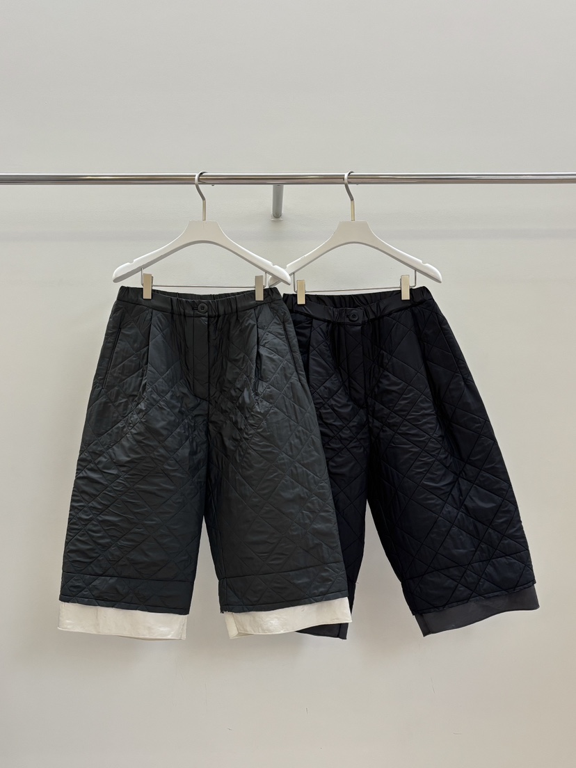PEBBLE東大門㊣實拍女裝新款推薦熱賣職業人氣真品短褲絎縫PEBBLE/LAYER短褲