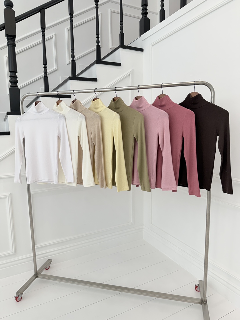 DAZE東大門㊣實拍女士新品25秋冬推薦人氣職業時尚長袖T恤羊毛LAVIEU長袖T恤