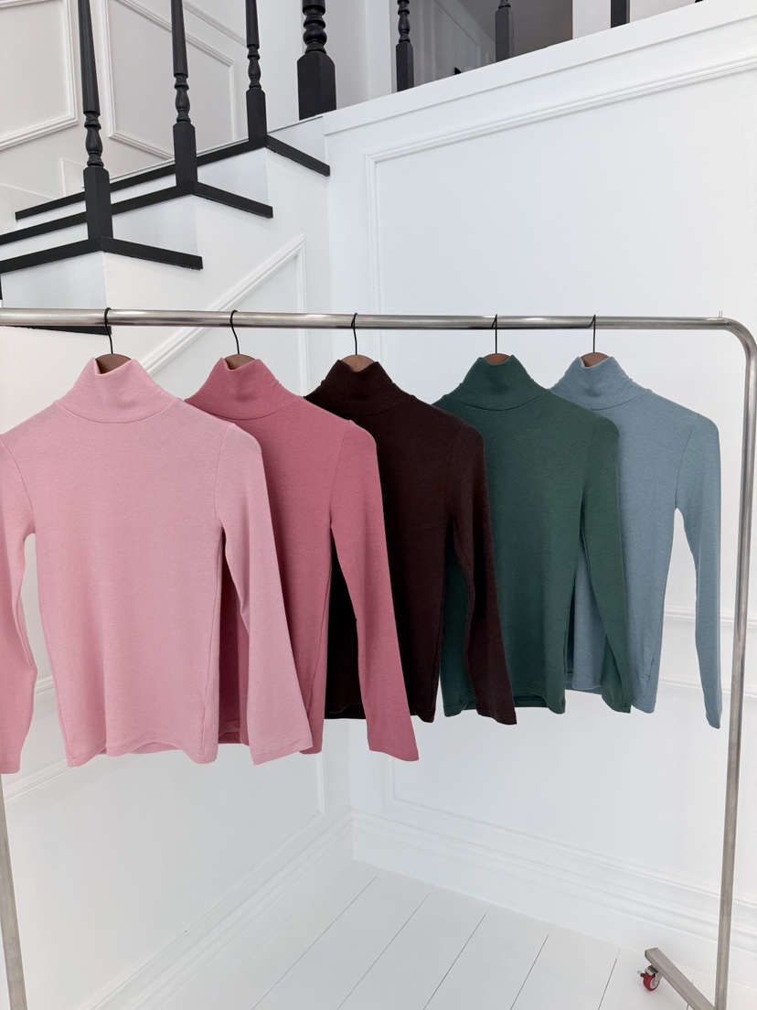 DAZE東大門㊣實拍女士新品25秋冬推薦人氣職業時尚長袖T恤羊毛LAVIEU長袖T恤