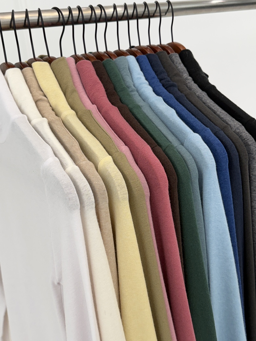 DAZE東大門㊣實拍女士新品25秋冬推薦人氣職業時尚長袖T恤羊毛LAVIEU長袖T恤