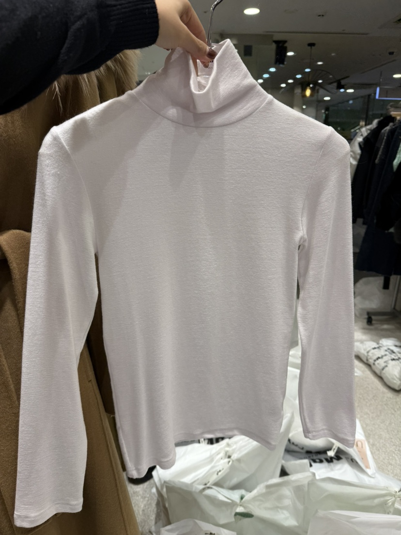 DAZE東大門㊣實拍女士新品25秋冬推薦人氣職業時尚長袖T恤羊毛LAVIEU長袖T恤