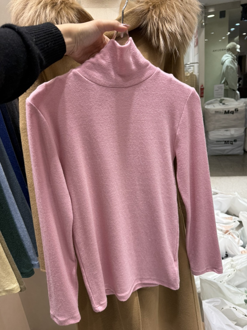 DAZE東大門㊣實拍女士新品25秋冬推薦人氣職業時尚長袖T恤羊毛LAVIEU長袖T恤圖色5