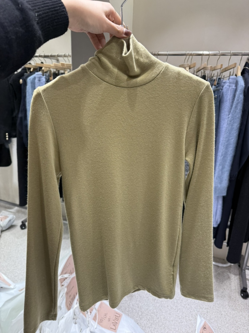 DAZE東大門㊣實拍女士新品25秋冬推薦人氣職業時尚長袖T恤羊毛LAVIEU長袖T恤圖色7