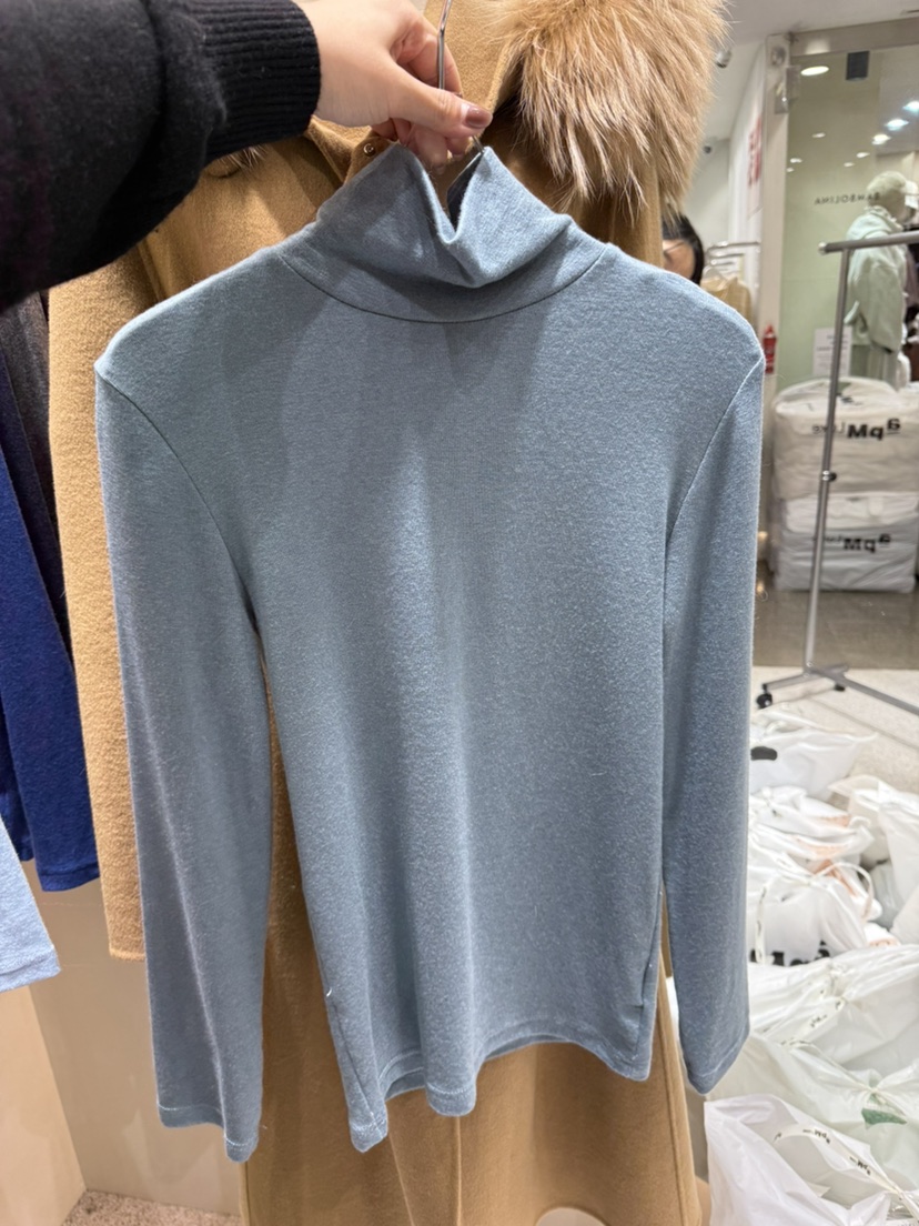 DAZE東大門㊣實拍女士新品25秋冬推薦人氣職業時尚長袖T恤羊毛LAVIEU長袖T恤圖色10