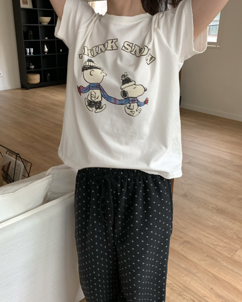 PEBBLE東大門㊣直郵女士新品真品推薦人氣時尚職業休閑25秋冬T恤PEBBLE/LAYERT恤