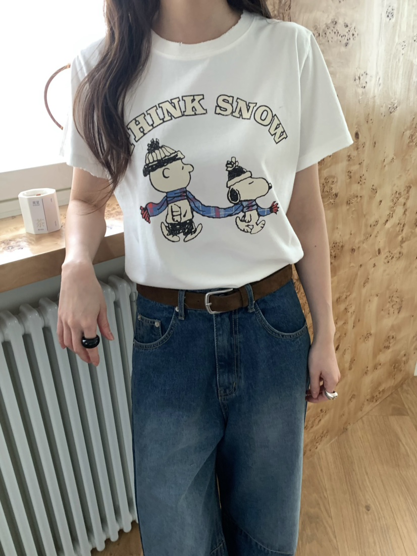 PEBBLE東大門㊣直郵女士新品真品推薦人氣時尚職業休閑25秋冬T恤PEBBLE/LAYERT恤