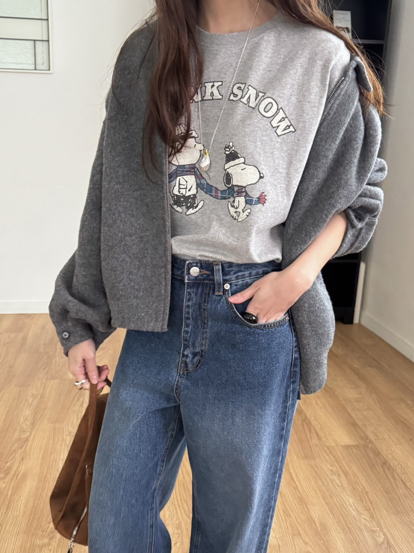 PEBBLE東大門㊣直郵女士新品真品推薦人氣時尚職業休閑25秋冬T恤PEBBLE/LAYERT恤