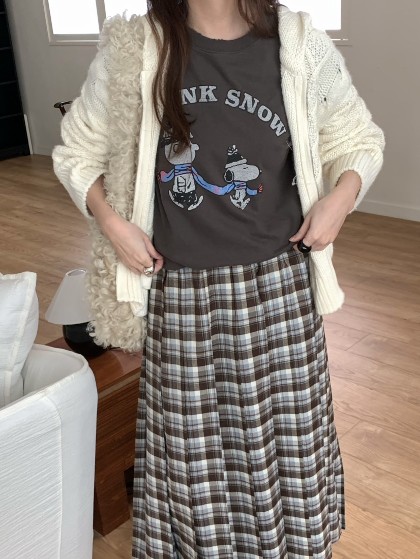 PEBBLE東大門㊣直郵女士新品真品推薦人氣時尚職業休閑25秋冬T恤PEBBLE/LAYERT恤