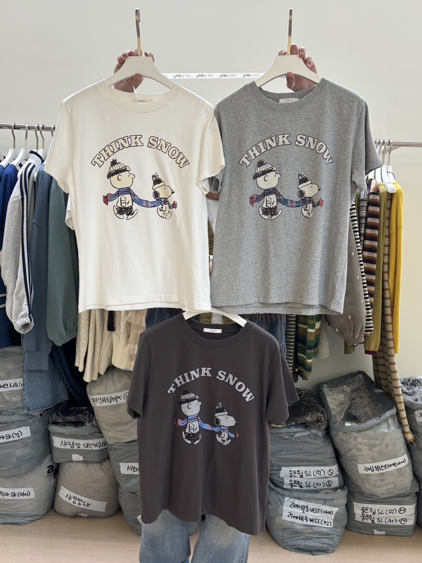 PEBBLE東大門㊣直郵女士新品真品推薦人氣時尚職業休閑25秋冬T恤PEBBLE/LAYERT恤