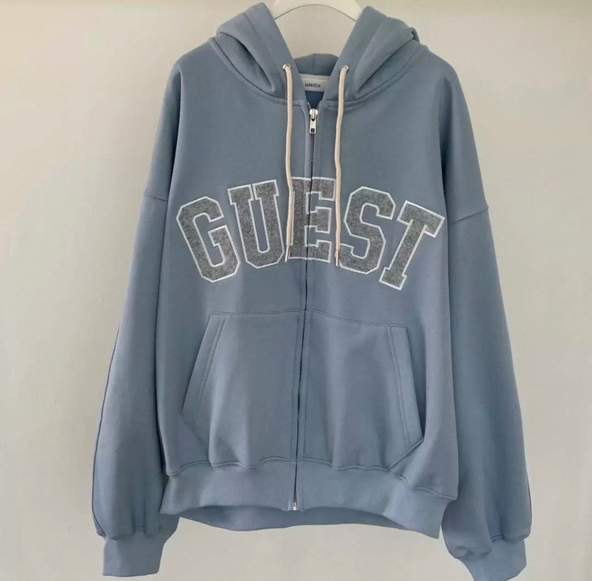 GABRIELLE東大門㊣實拍女裝新品25秋冬熱賣推薦衛衣兜帽加絨GABRIELLE衛衣圖色4