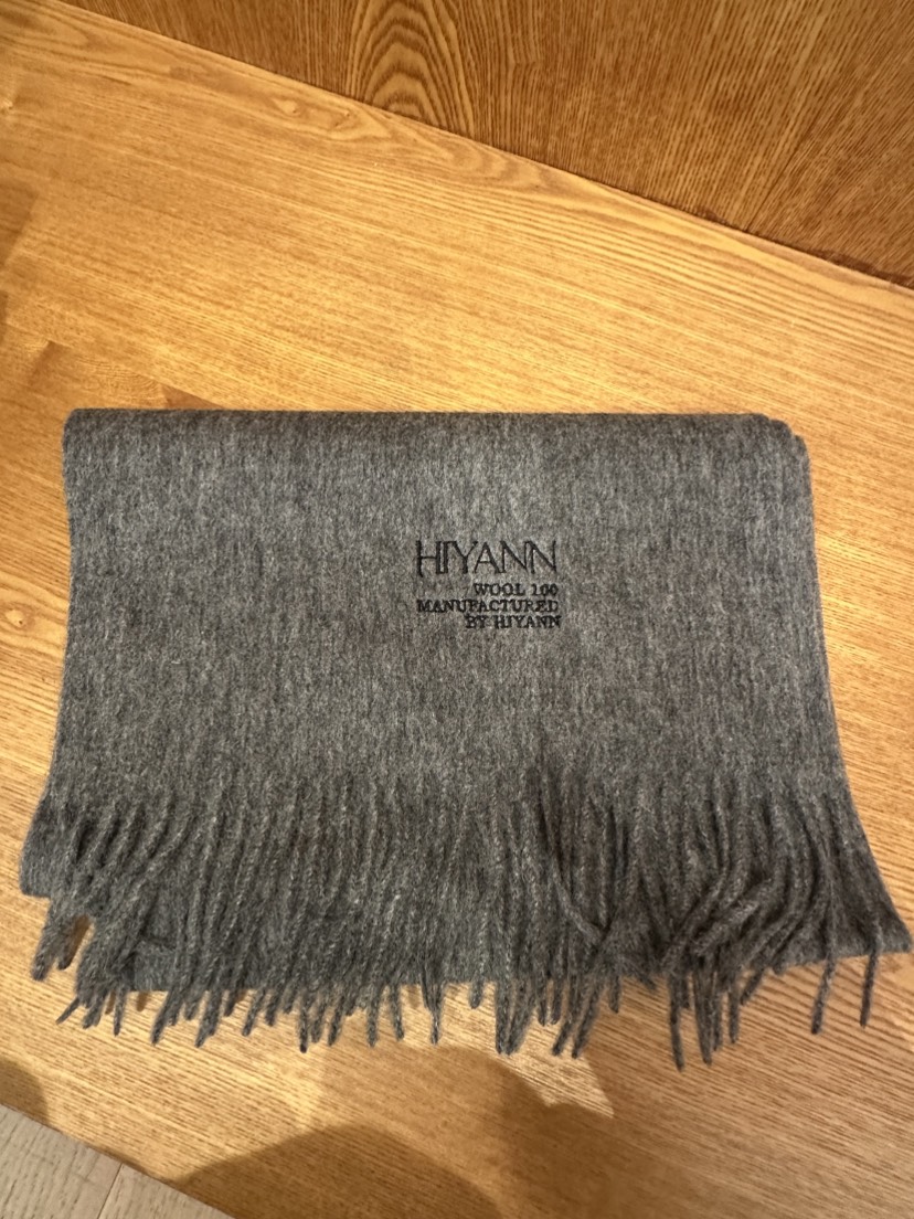 HI YANN韓國代購㊣女裝新品熱賣25秋冬職業圍巾披肩羊毛圍巾HI YANN圍巾/披肩圖色3