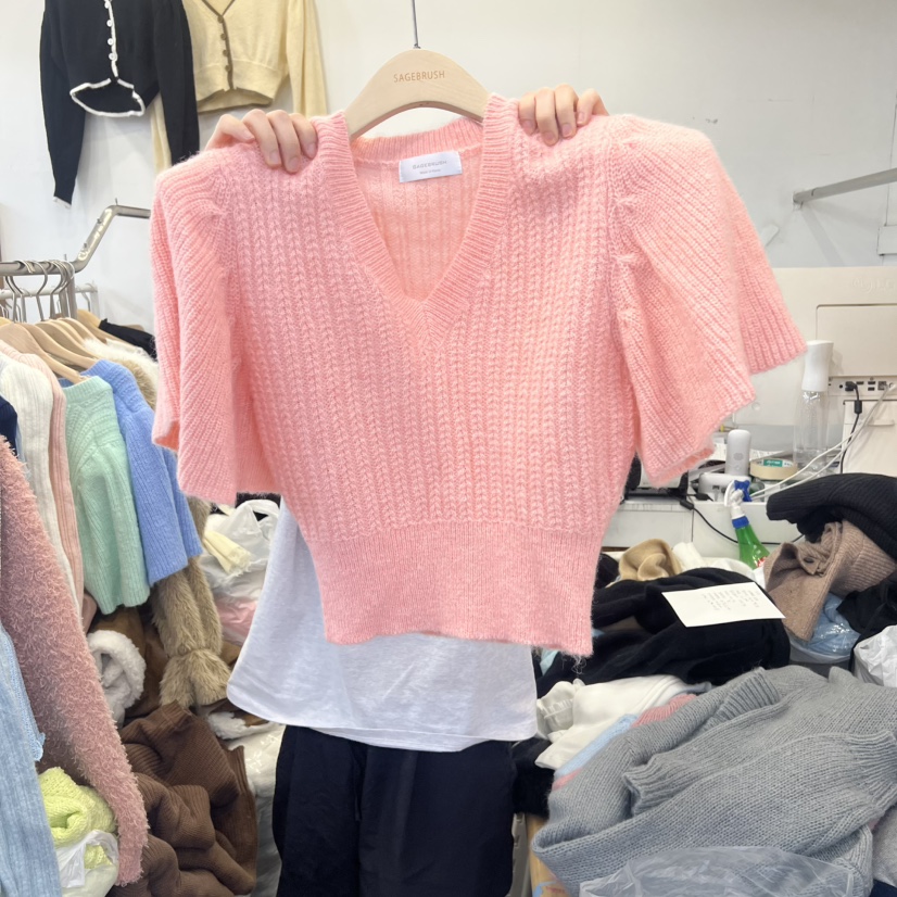 SAGE BRUSH東大門㊣實拍女裝新款職業真品推薦人氣25秋冬針織衫SAGE BRUSH針織衫