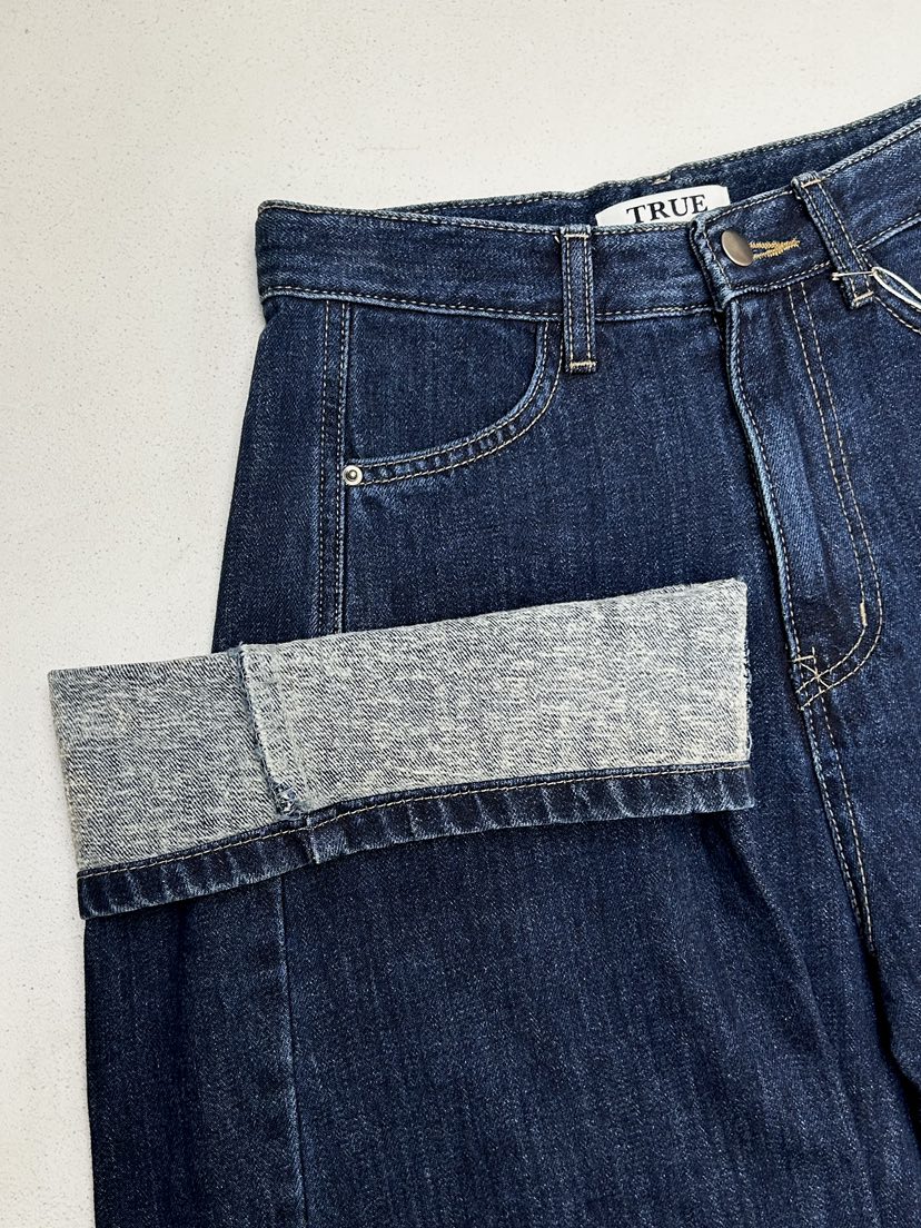 TRUE東大門㊣實拍女士新款25秋冬推薦熱賣職業人氣時尚牛仔褲TRUE牛仔褲