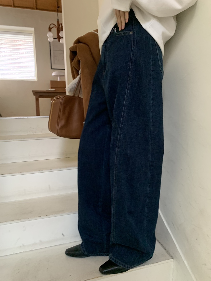 TRUE東大門㊣實拍女士新款25秋冬推薦熱賣職業人氣時尚牛仔褲TRUE牛仔褲