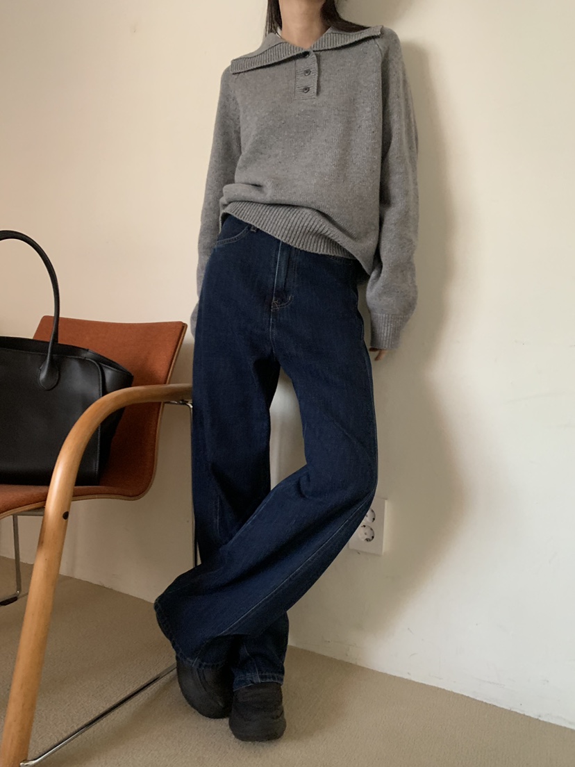 TRUE東大門㊣實拍女士新款25秋冬推薦熱賣職業人氣時尚牛仔褲TRUE牛仔褲