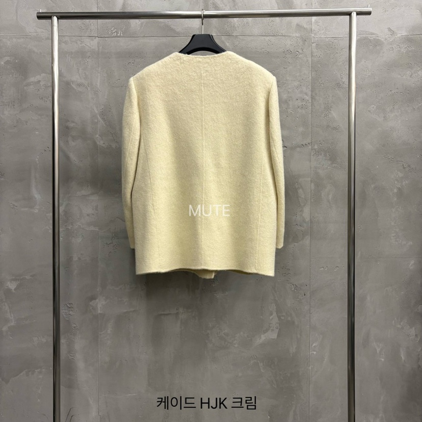 MUTE-P東大門㊣代購女士新品時尚推薦人氣25秋冬職業短款大衣MUTE短款大衣