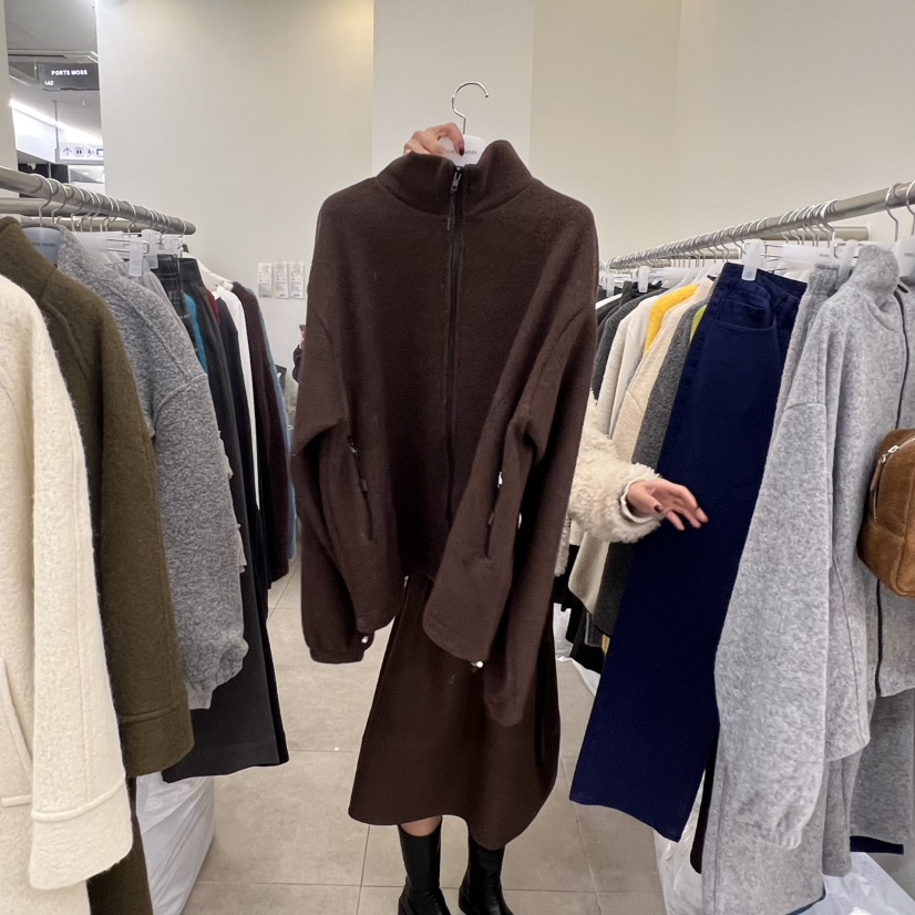 PORTS MOSS東大門㊣代購女士新款真品25秋冬職業夾克羊毛柔軟PORTS MOSS夾克圖色2