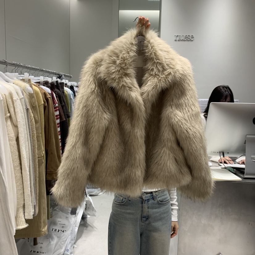 NUESE韓國代購㊣女士新款休閑真品職業熱賣時尚推薦夾克皮草NUESE夾克