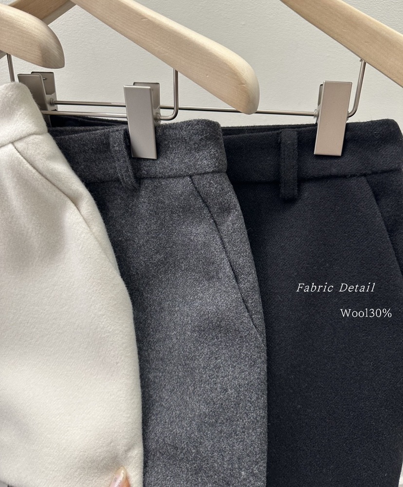 AVECNOUS東大門㊣實拍女士新款休閑時尚熱賣推薦25秋冬短褲羊毛AVECNOUS短褲