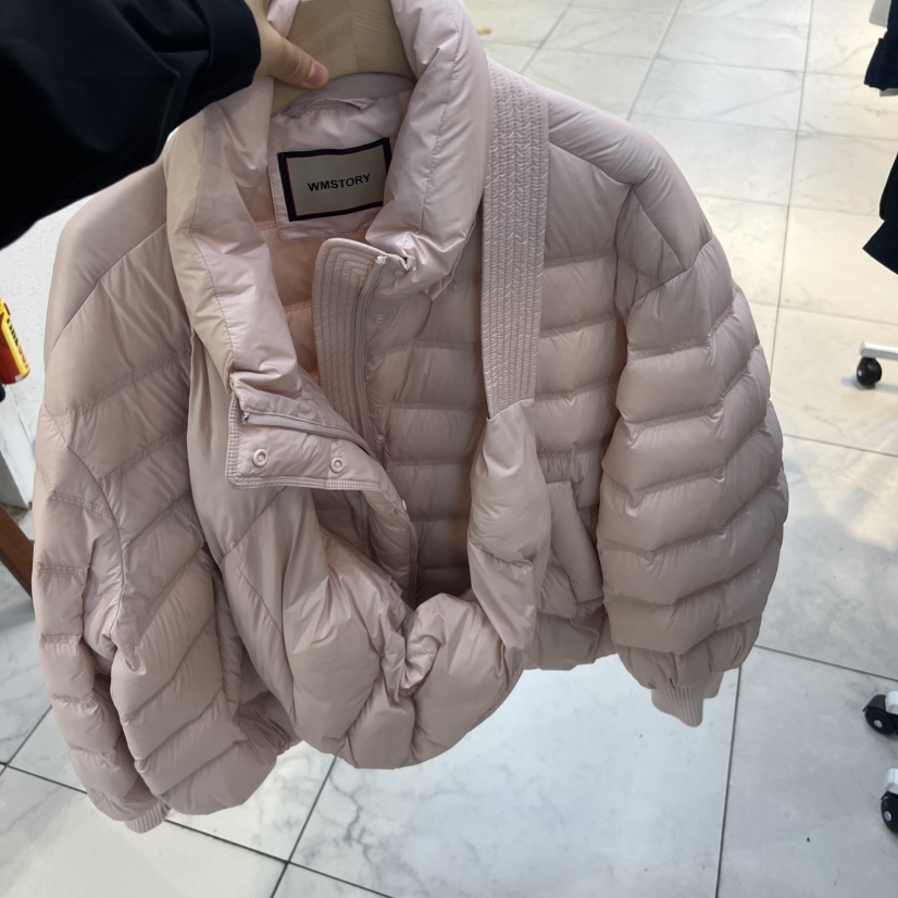 SIMPLE PARK/WMSTORY東大門㊣代購女裝新款人氣短款羽絨服填充連帽鵝絨SIMPLE PARK/WMSTORY短款羽絨服圖色4