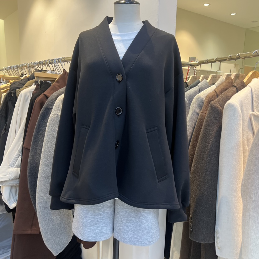 EYEFUL-Q韓國代購㊣女士新款時尚25秋冬人氣休閑真品夾克紐扣eyeful夾克圖色2