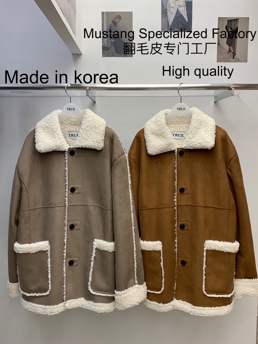 TRUE東大門㊣代購女裝新品時尚人氣真品熱賣25秋冬短款大衣TRUE短款大衣