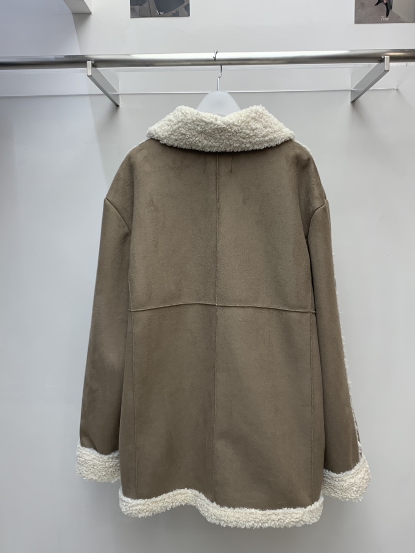 TRUE東大門㊣代購女裝新品時尚人氣真品熱賣25秋冬短款大衣TRUE短款大衣