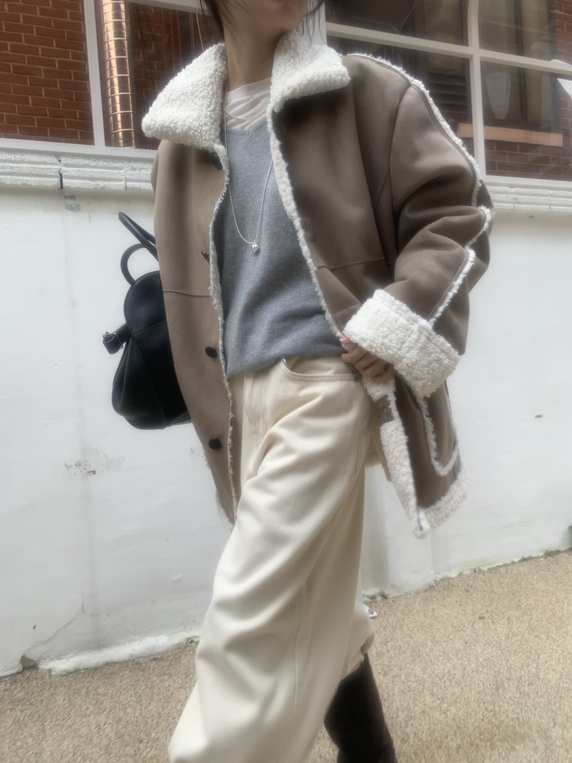 TRUE東大門㊣代購女裝新品時尚人氣真品熱賣25秋冬短款大衣TRUE短款大衣