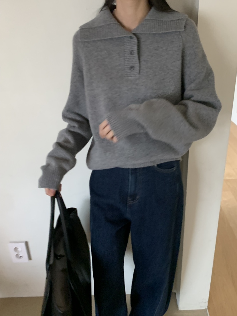 TRUE東大門㊣代購女裝新品職業休閑人氣真品25秋冬熱賣針織衫TRUE針織衫