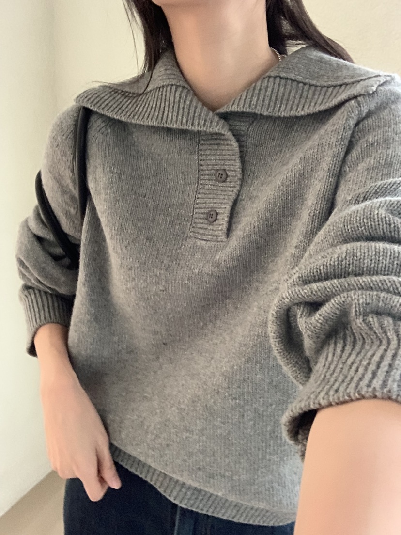 TRUE東大門㊣代購女裝新品職業休閑人氣真品25秋冬熱賣針織衫TRUE針織衫